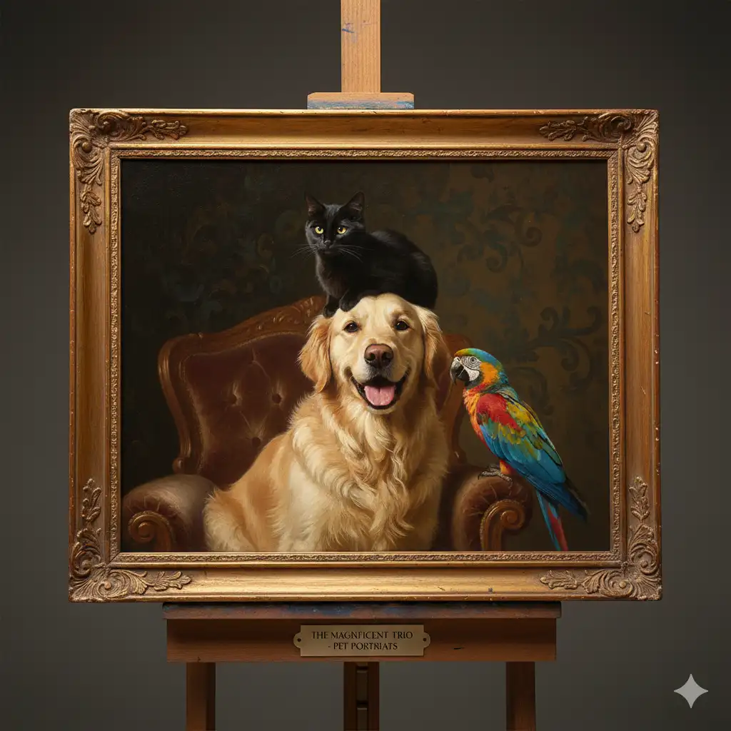 Pintura_chafa_bienchafa_perro_gato_pajaro